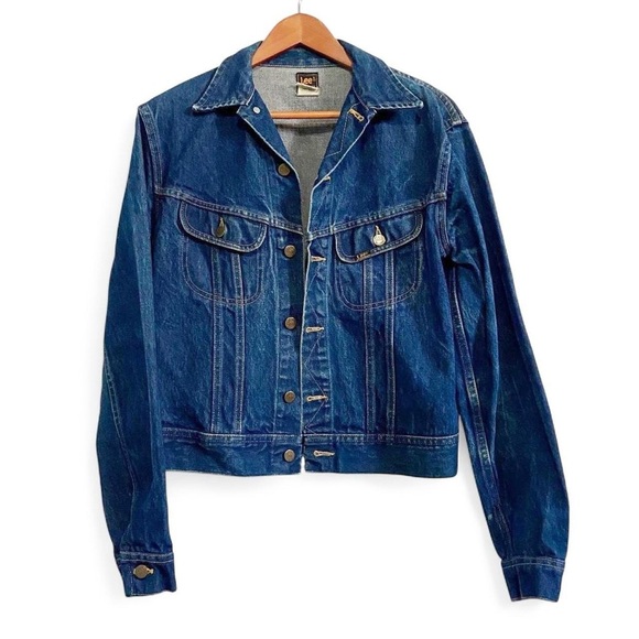 70s Lee Classic Blue Denim Jacket - Picture 1 of 7